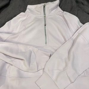 lavender dew funnel neck scuba lululemon m/l